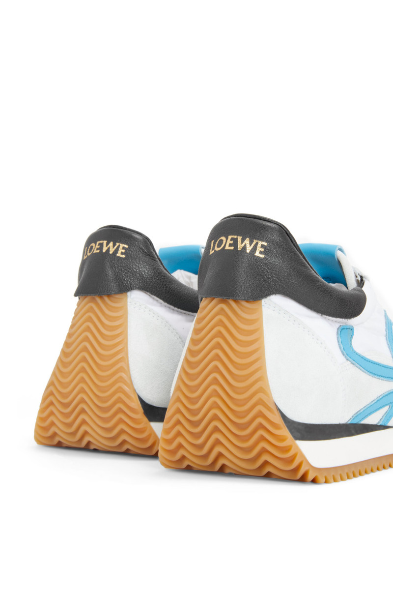 Flow runner in calfskin and nylon 5