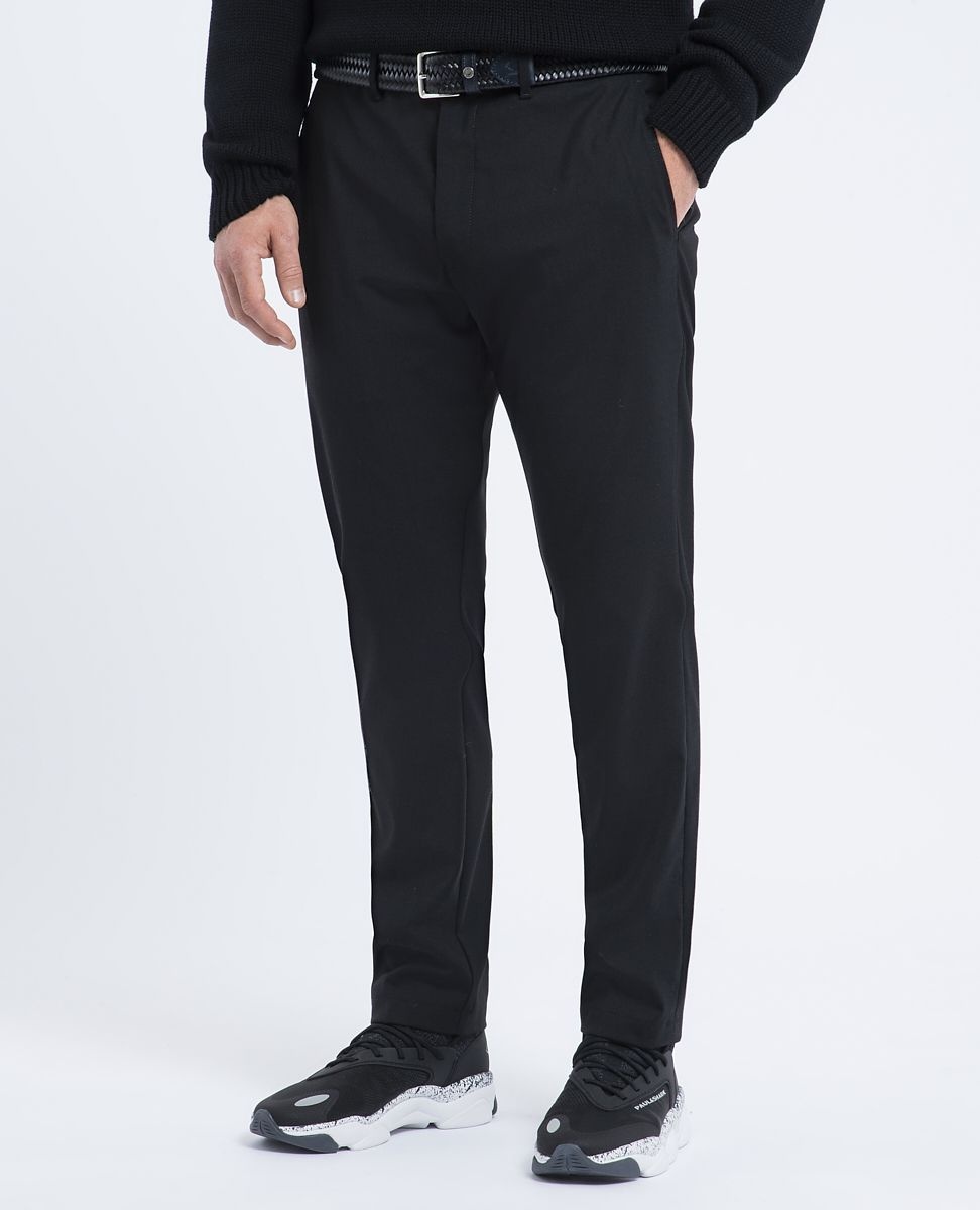 Tecnical wool Trousers with drawstring - 2