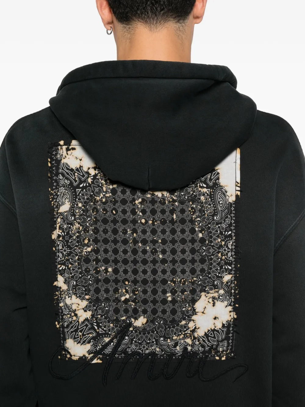 AMIRI - Men Bleach Bandana OS Hoodie - 4