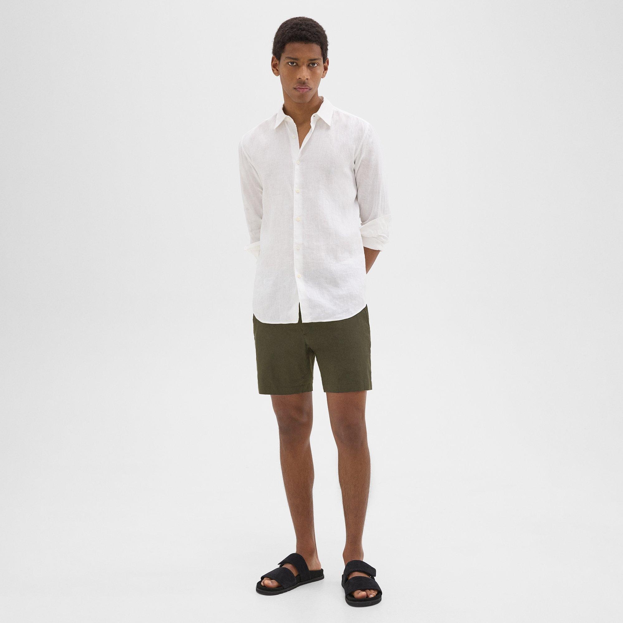 Curtis 7" Drawstring Short in Good Linen - 2