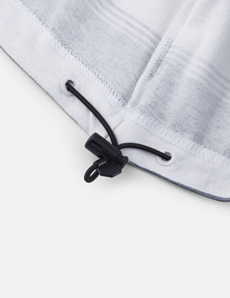 Washed Tie-Dye Stripe Loose Fit T-shirt 9