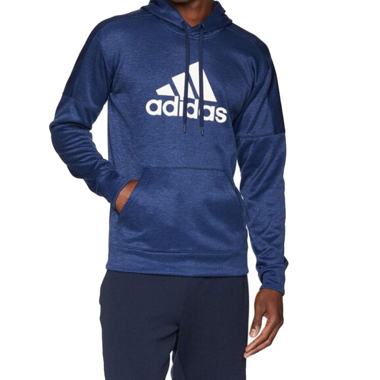 adidas Large logo Printing Pattern Pullover Navy Blue DH9320 - 6