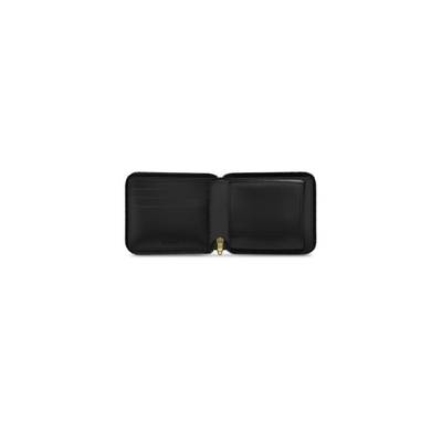BALENCIAGA Essential Small Wallet With Strap With Pins  in Black outlook