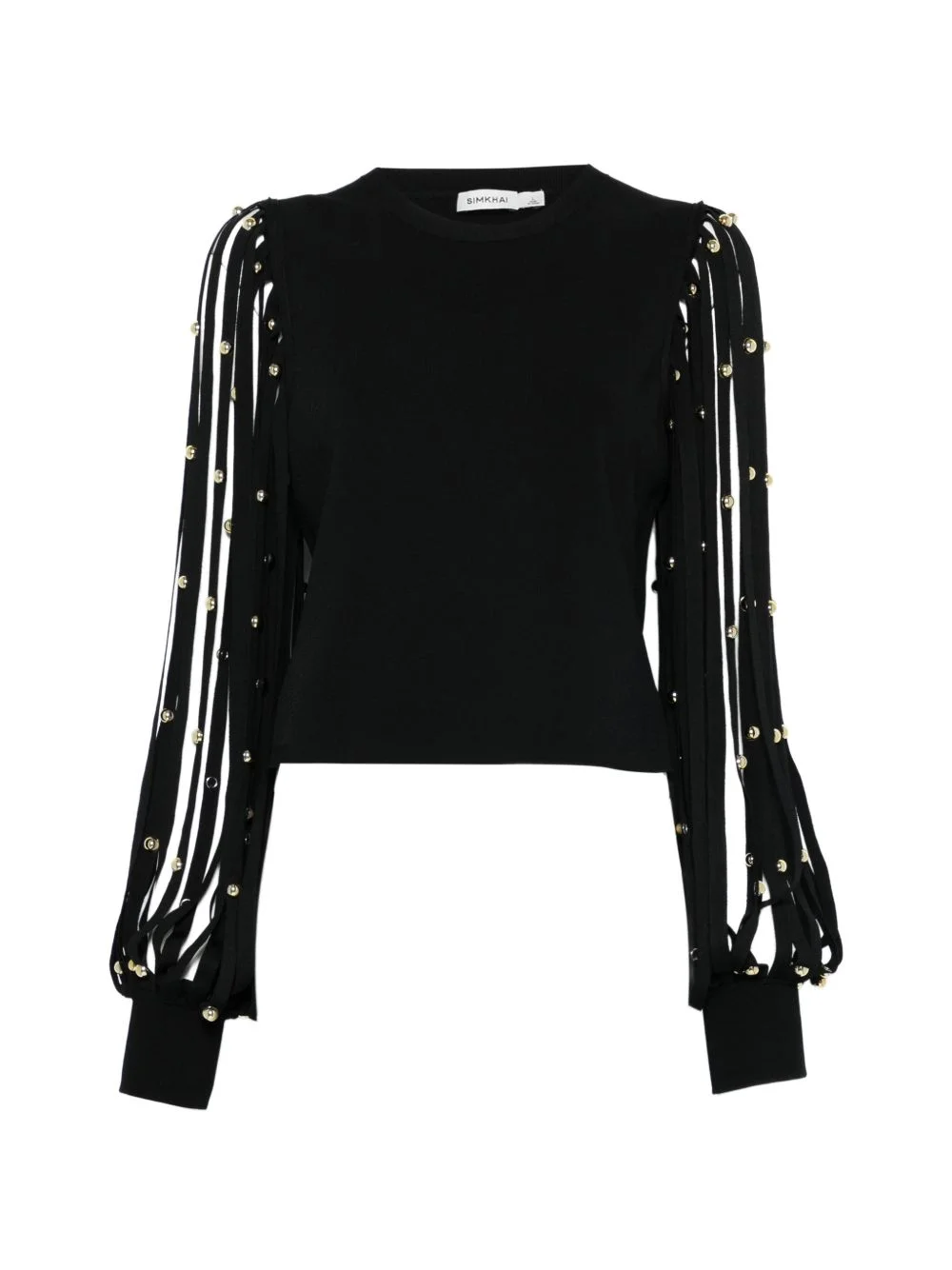 studded cut-out top - 1
