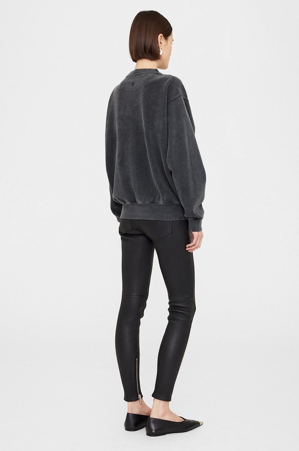 Ramona Sweatshirt University New York - Washed Black - 3