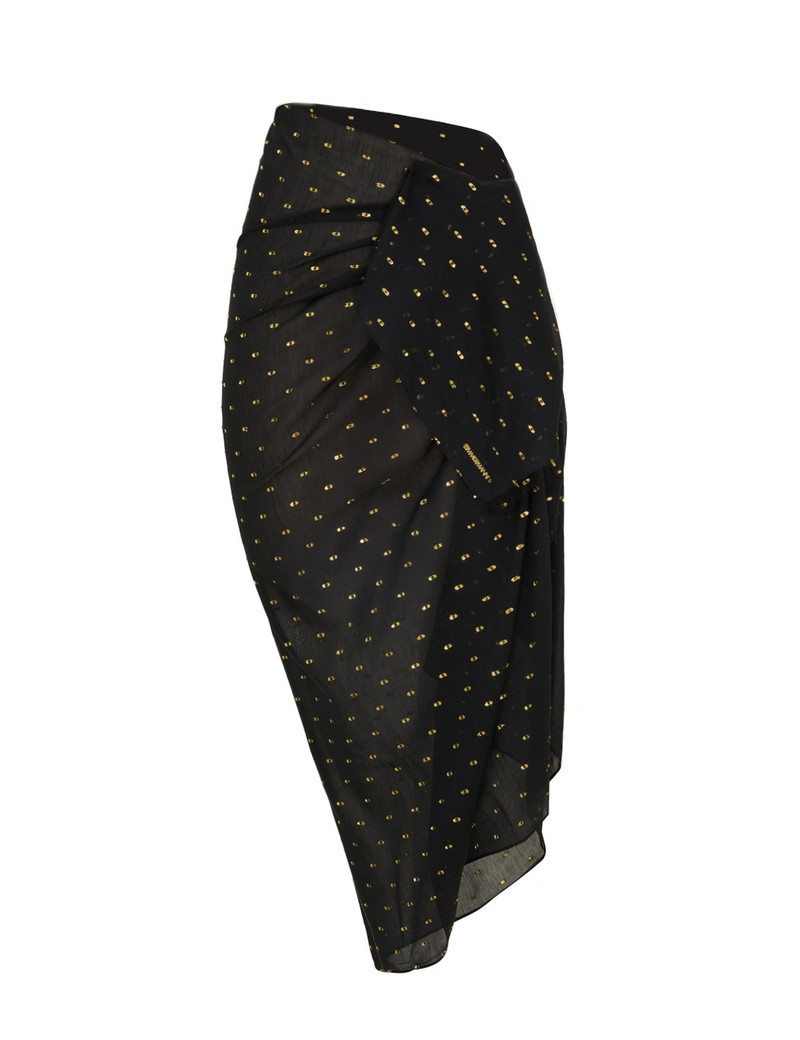 WOVEN METALLIC PAREO 1