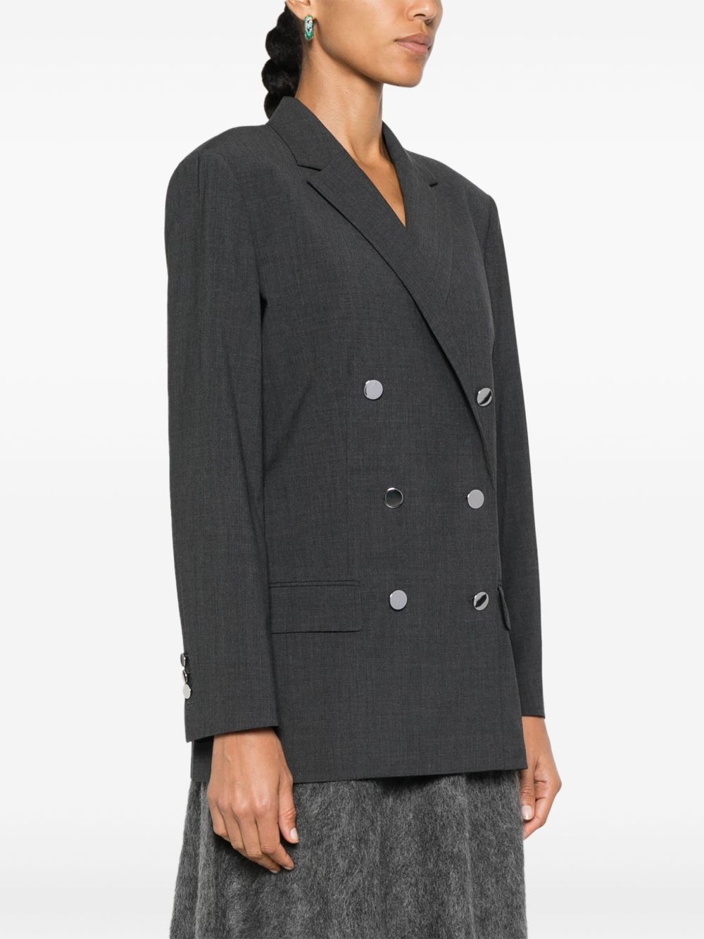 double-breasted blazer - 3