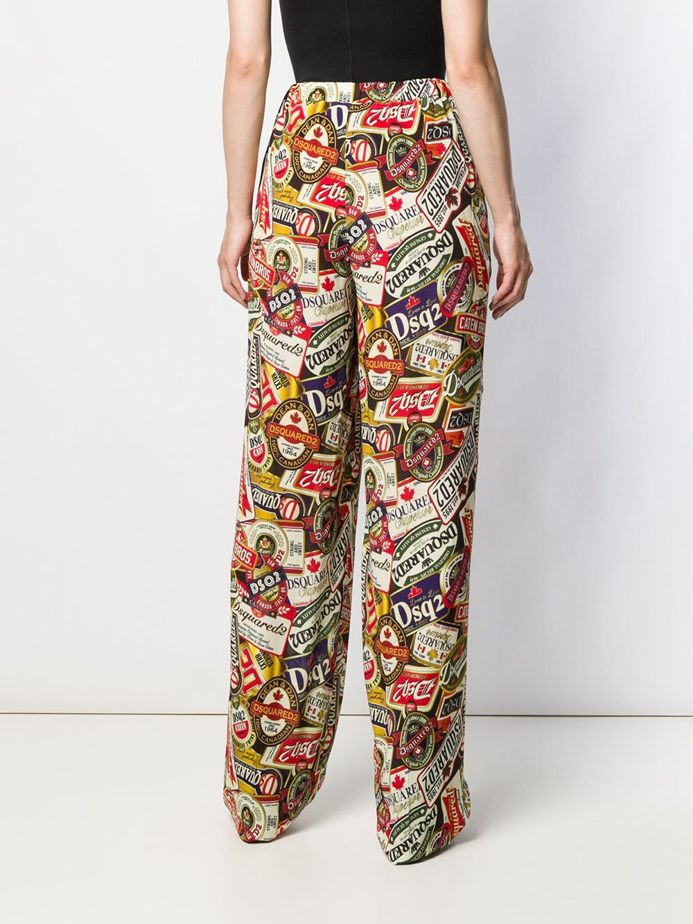 printed palazzo pants - 4