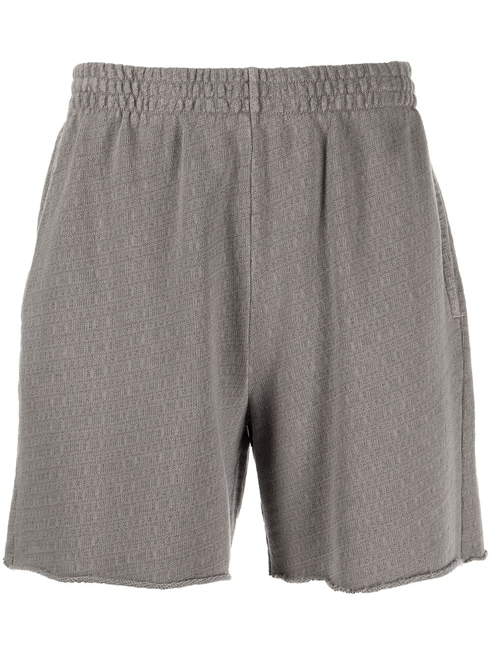 raw-cut jacquard shorts - 1