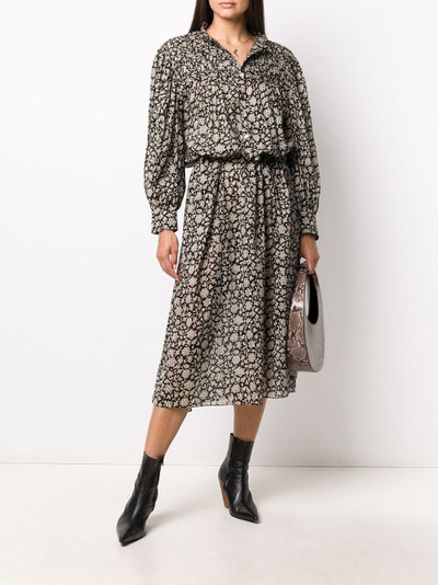 Isabel Marant Étoile draped all-over floral print dress outlook