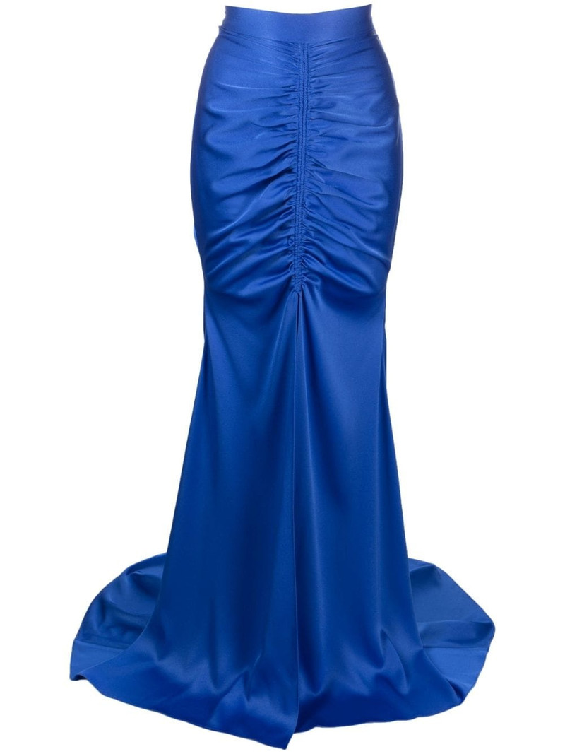draped train skirt 1