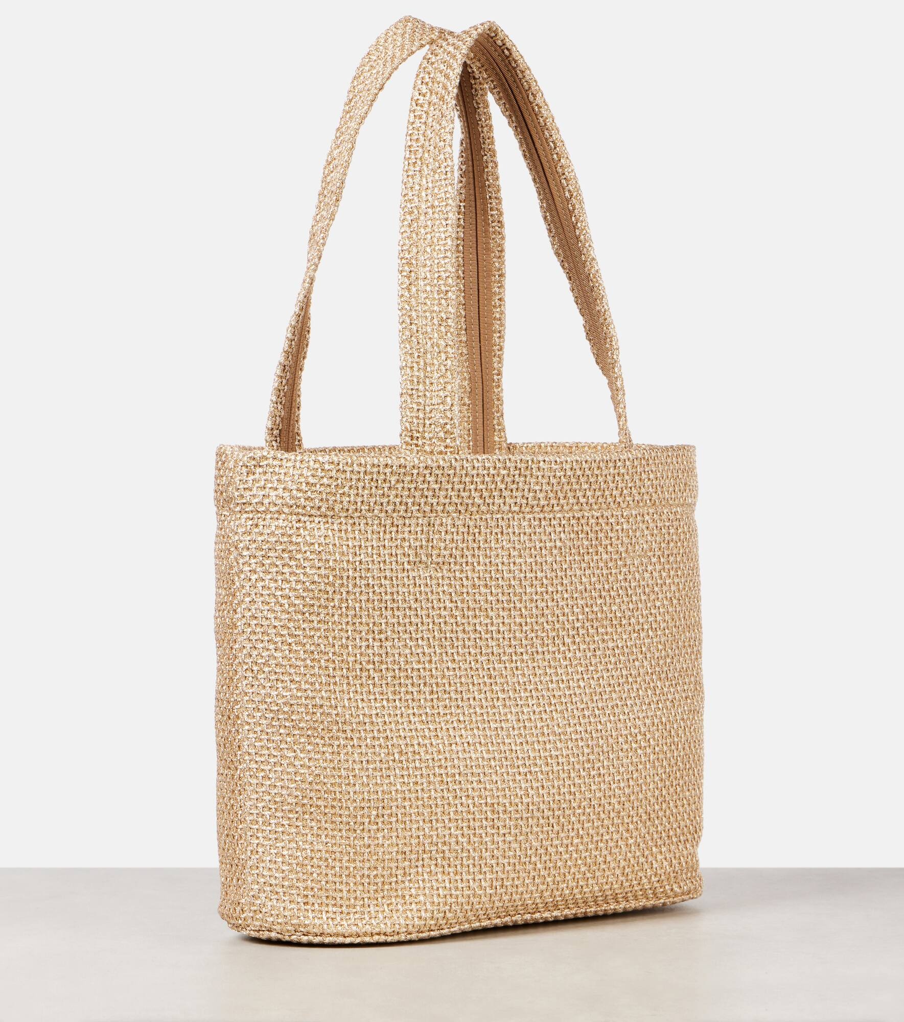 Beach Medium embroidered tote bag - 4