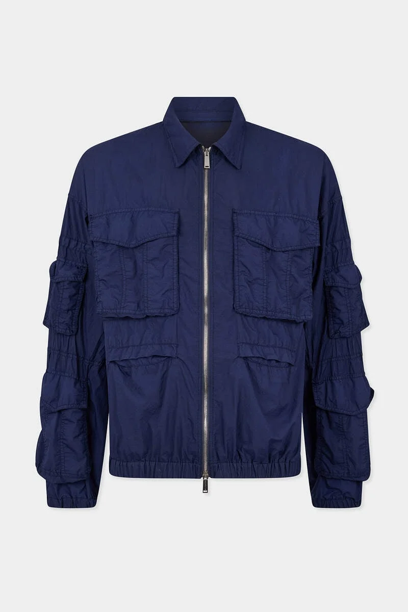 DYED NYLON CARGO KABAN - 1