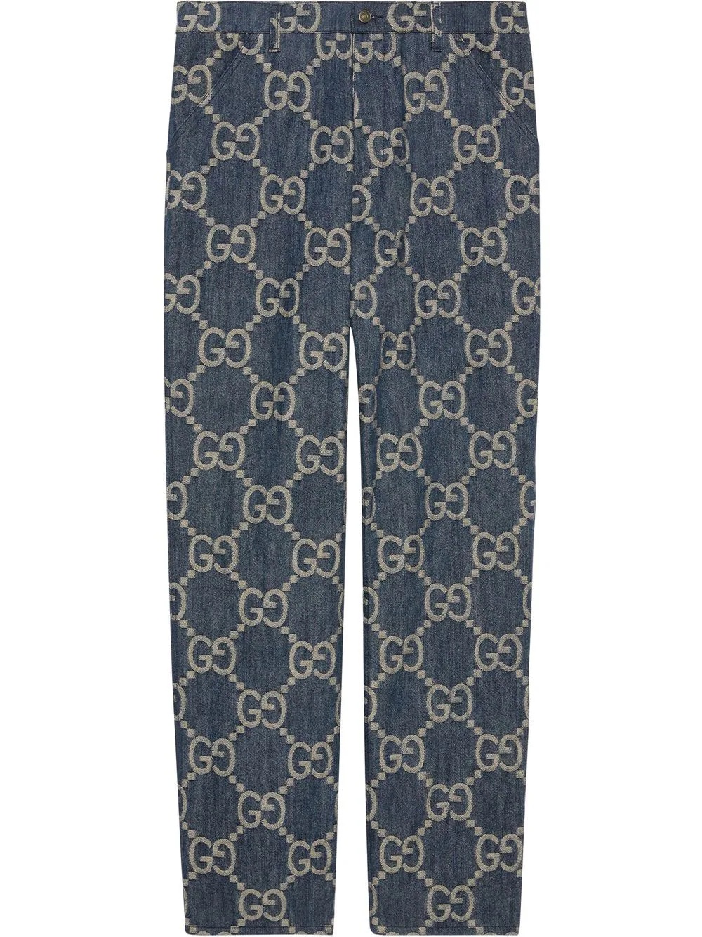 interlocking G pattern loose-fit jeans - 1