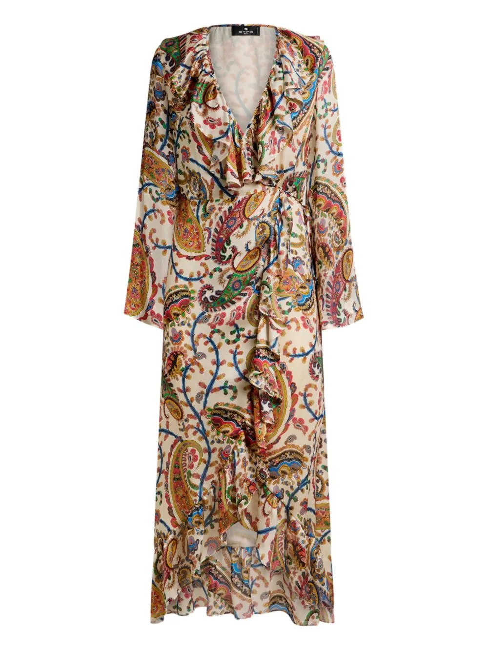 Peau D'ange ruffled paisley-print maxi dress - 1