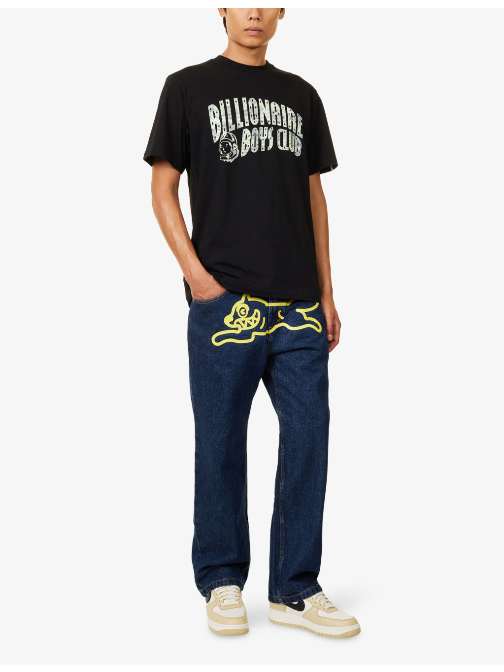 Tritone Arch Logo Cotton T-Shirt - 2
