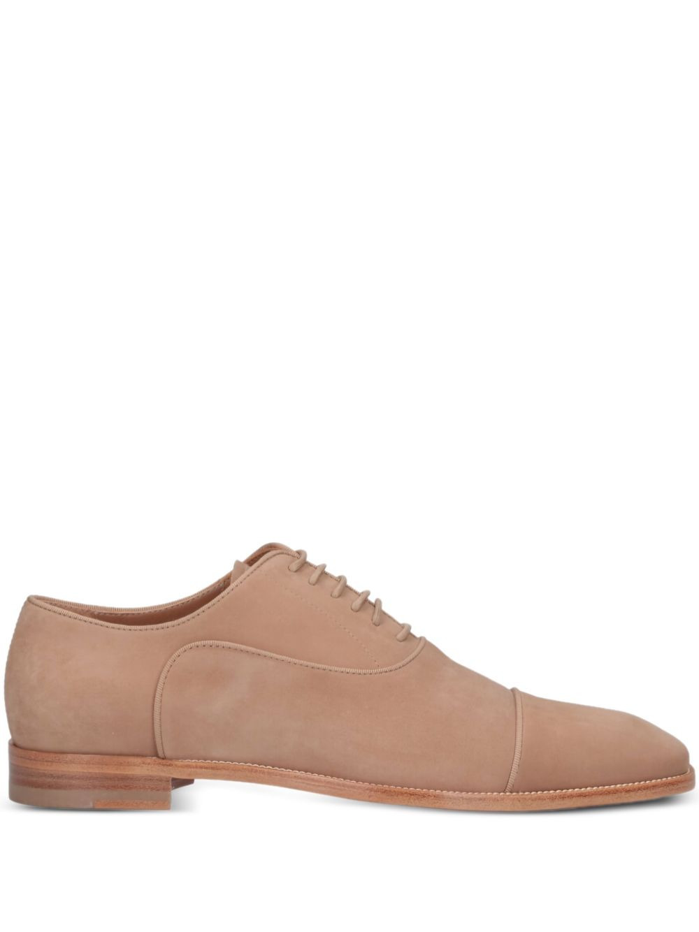 Greggory nubuck-leather oxford shoes - 1