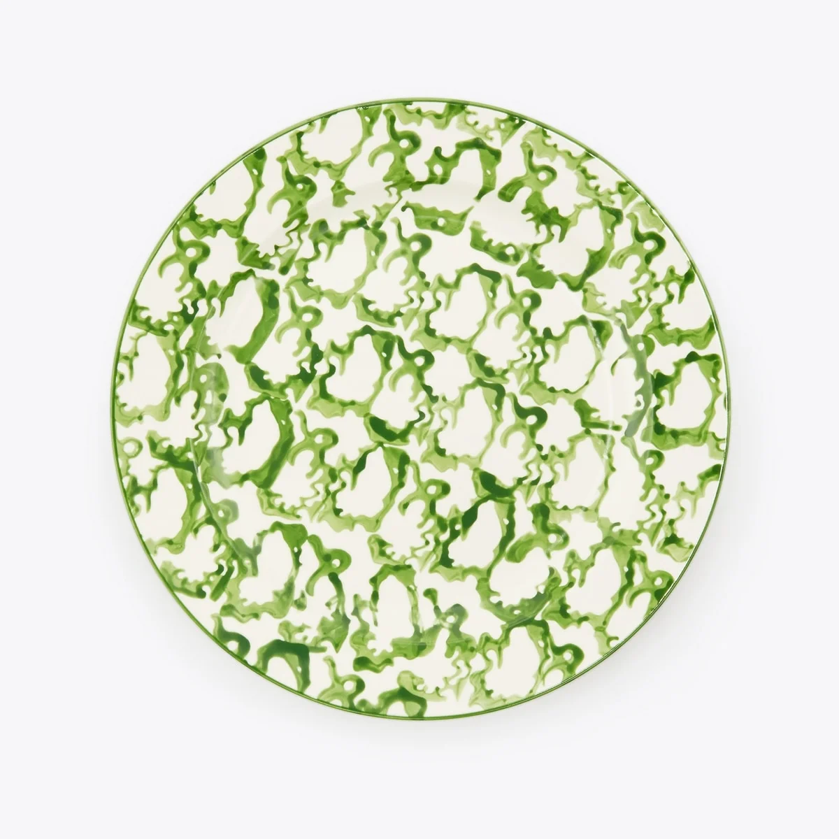 Spongeware Dinner Plate, Set of 2 - 1