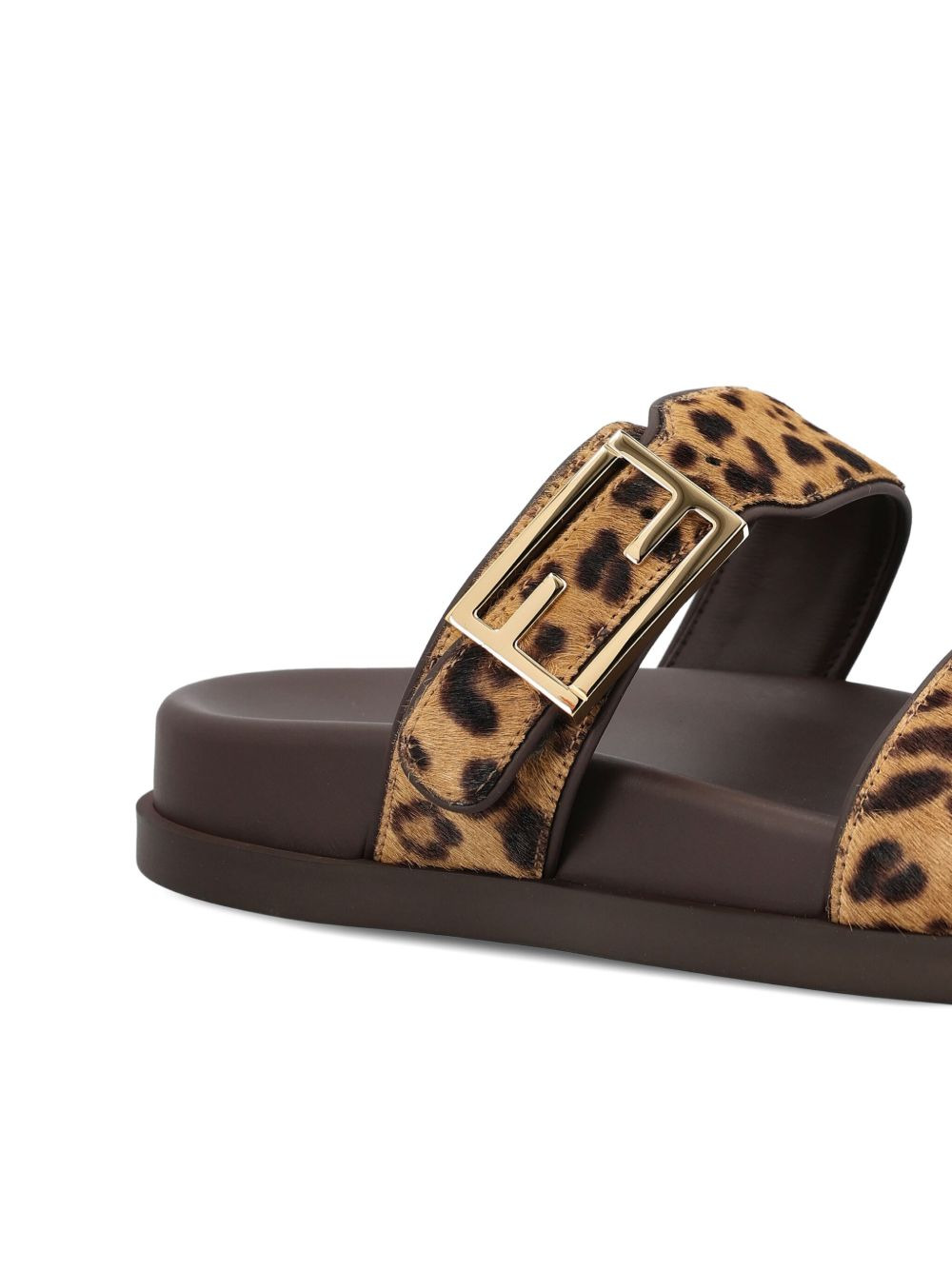 Feel leopard-print buckle sandals - 3