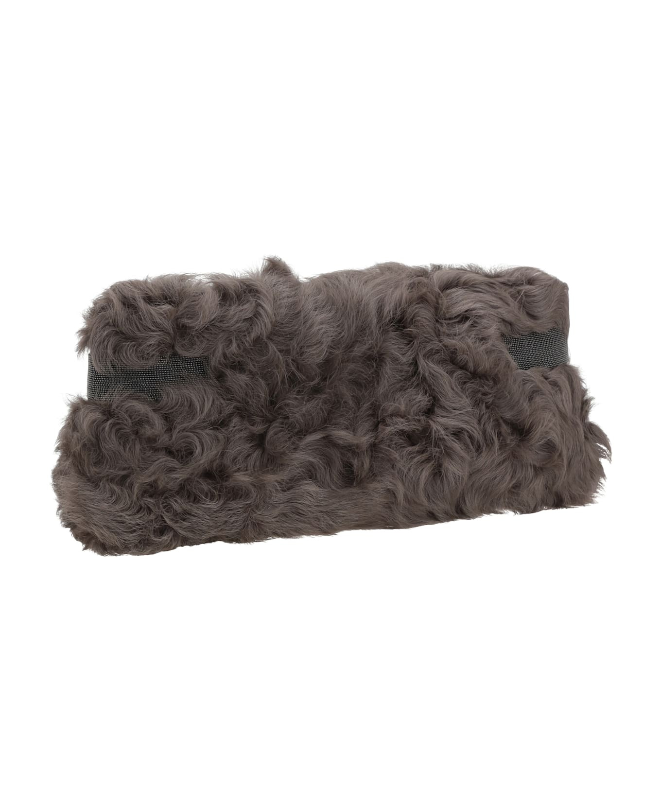 Fur Clutch Bag - 3