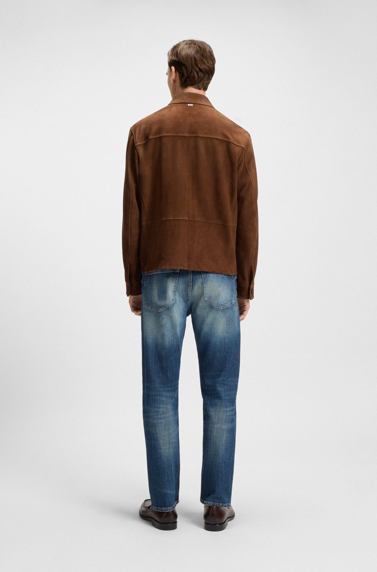 REGULAR-FIT JACKET IN NAPPALAN SUEDE - 4