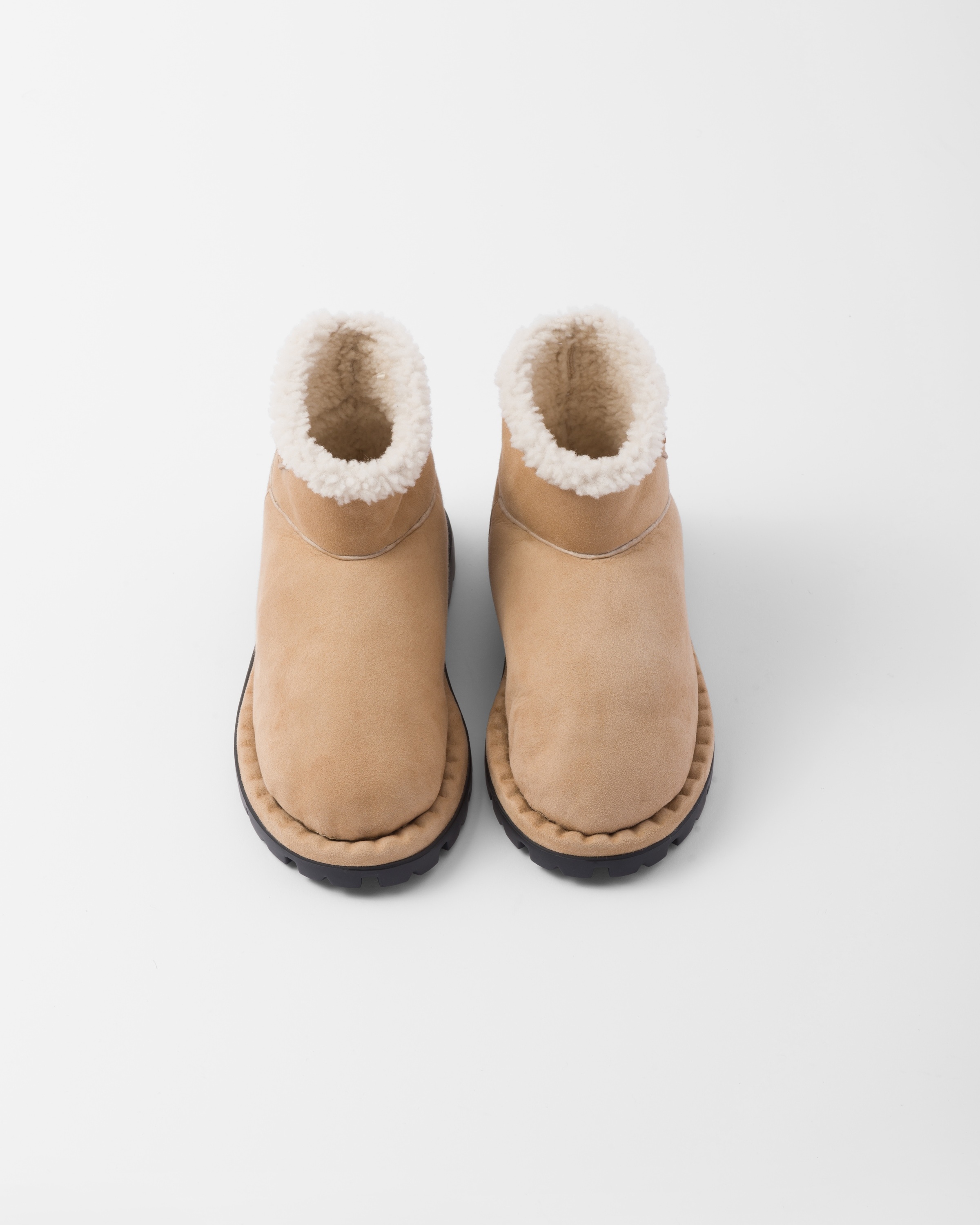 Shearling booties - 4