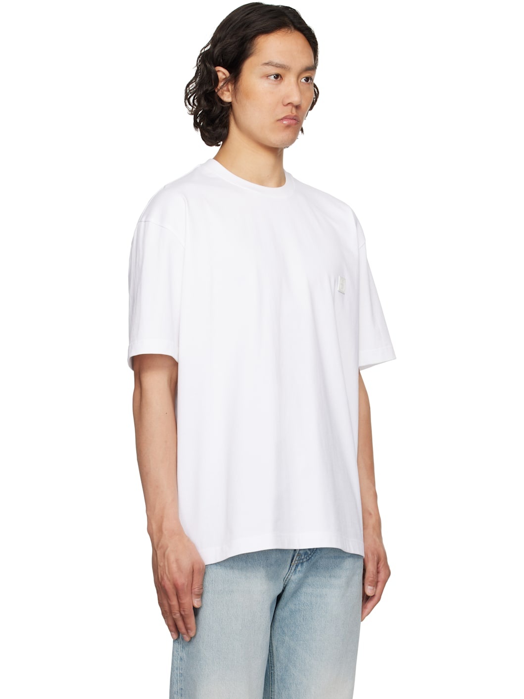 White Snow Mountain Back Logo T-shirt - 2