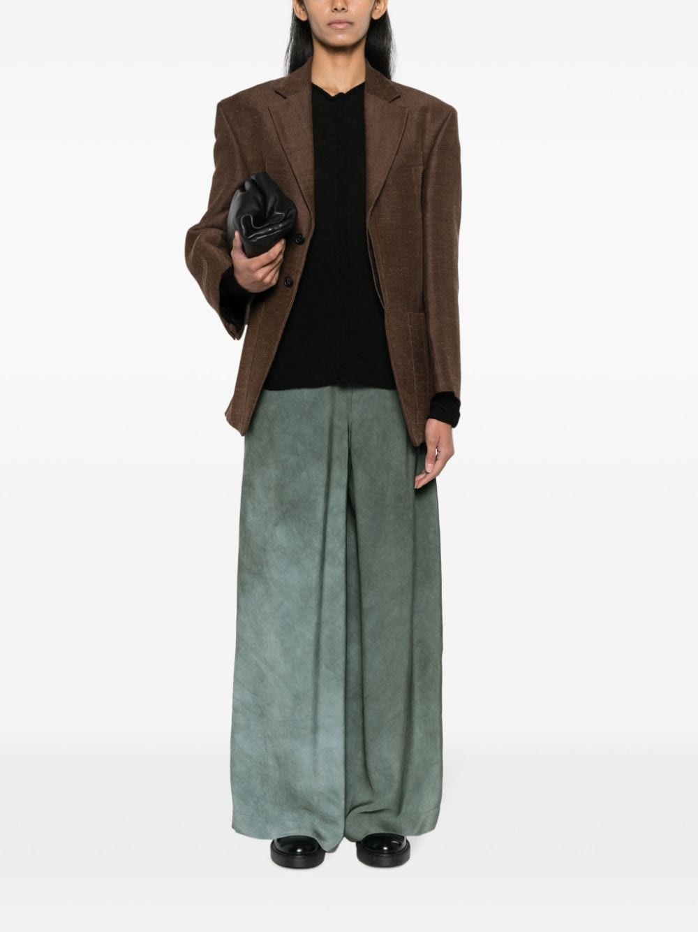 vertical-seamed cashmere jumper - 2