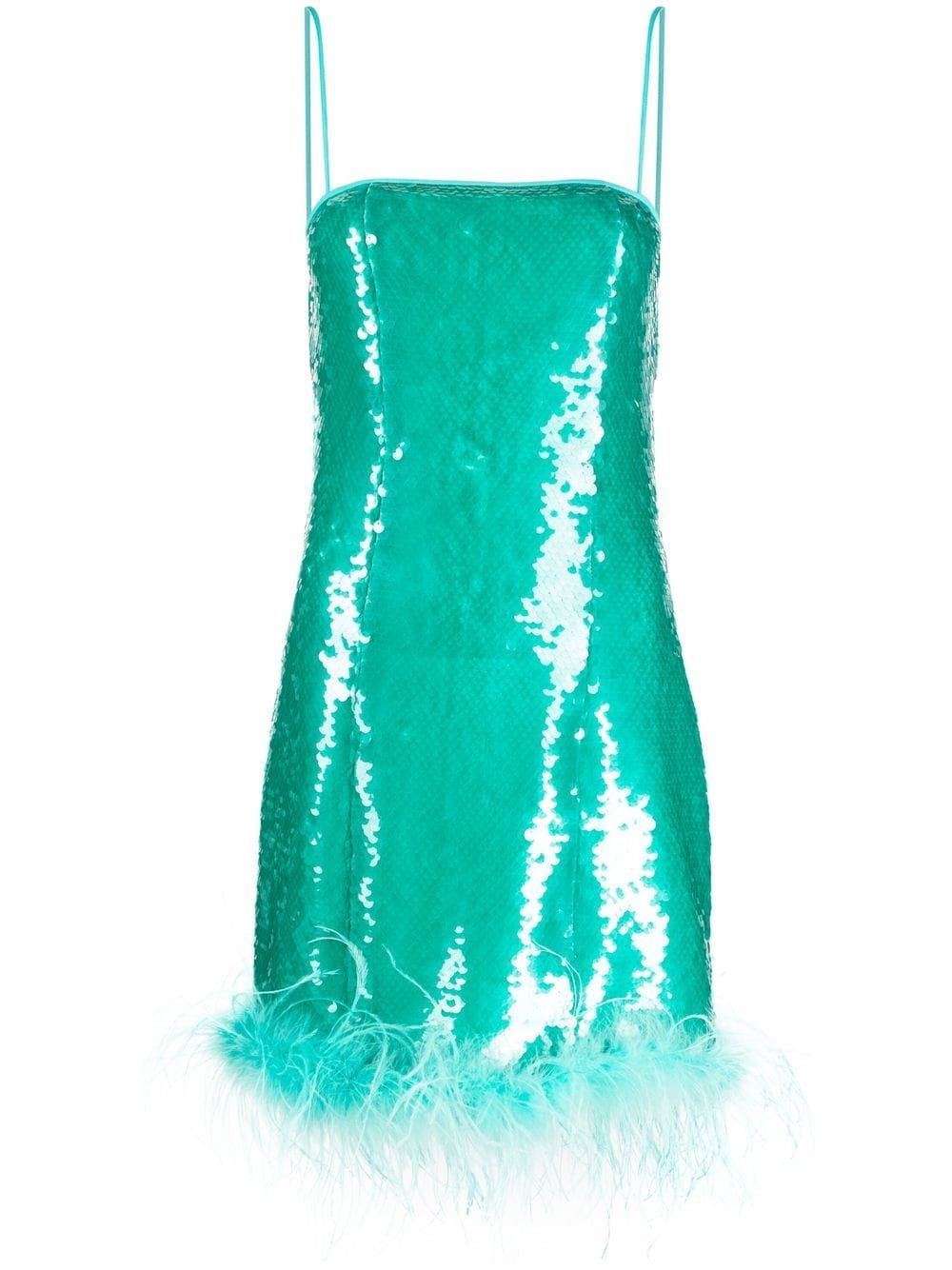Giuseppe Di Morabito - Giuseppe di Morabito sequin feather-embellished mini dress - 1