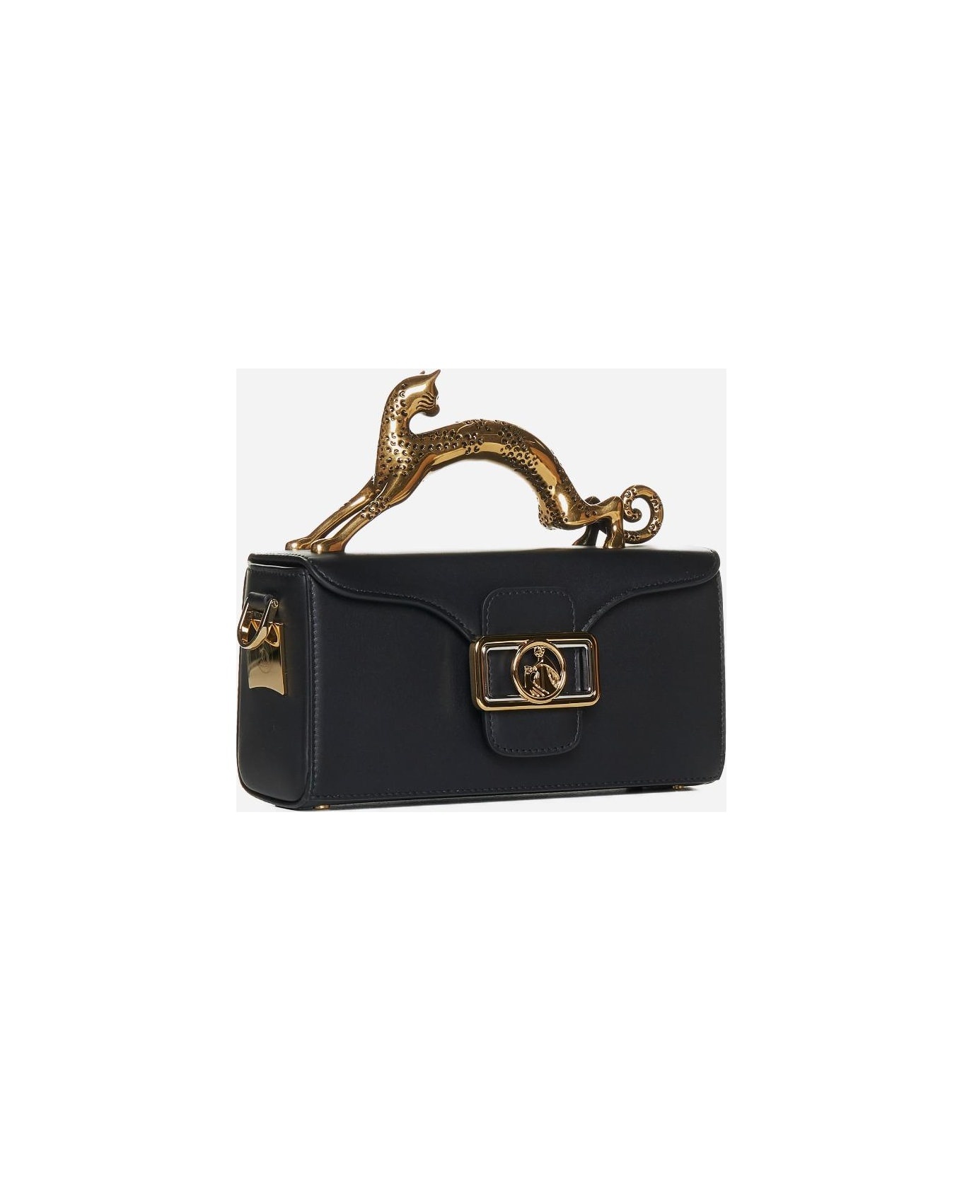 Black Nano Pencil Cat Top Handle Bag - 3
