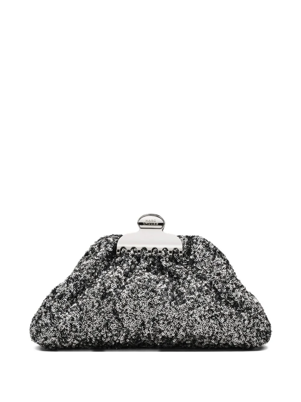small Claw Clip sequins clutch bag - 1