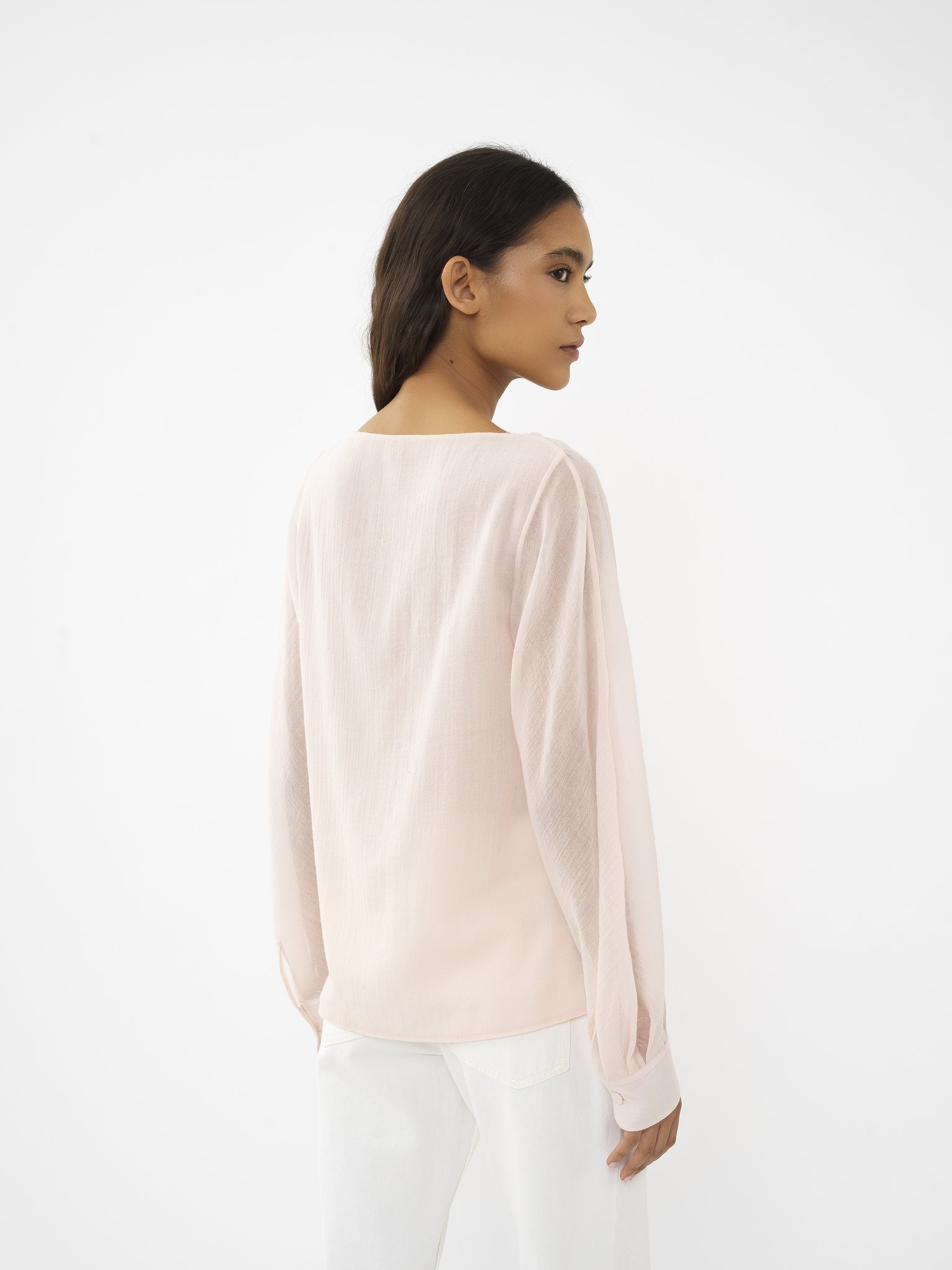DRAPED BOAT-NECK TOP - 5