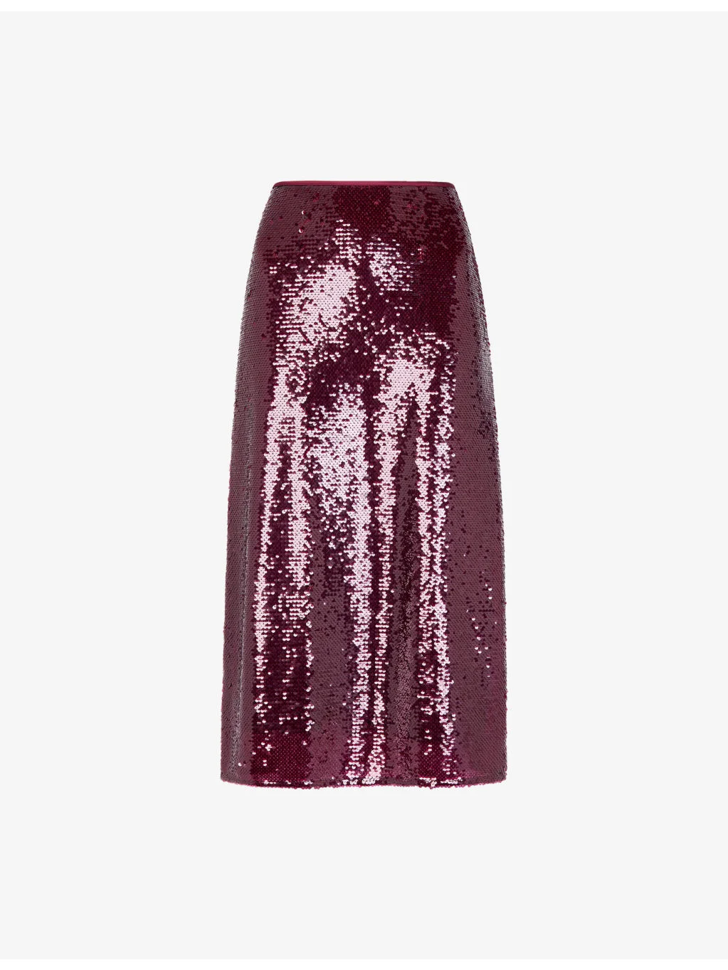 Sequin Regular-Fit Stretch-Woven Midi Skirt - 1