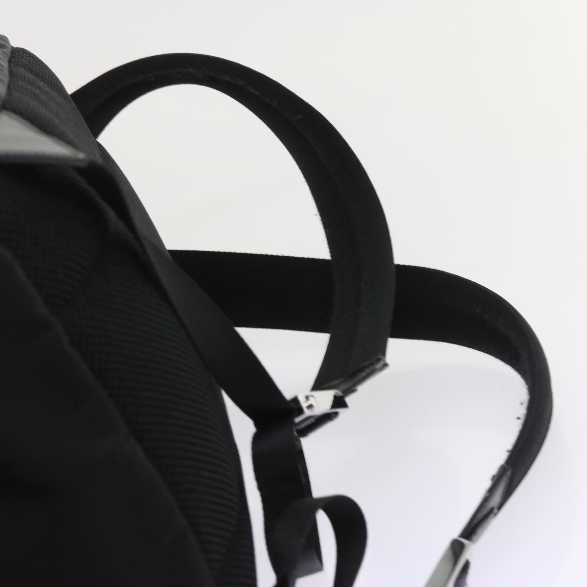 FENDI Backpack Nylon Leather Black - 8