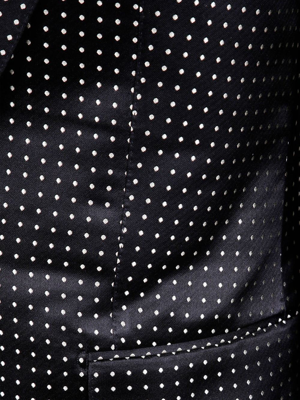 polka-dot satin jacket - 3