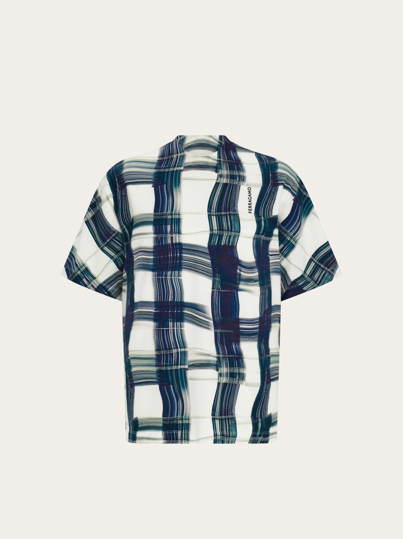 Tartan print T-shirt 1
