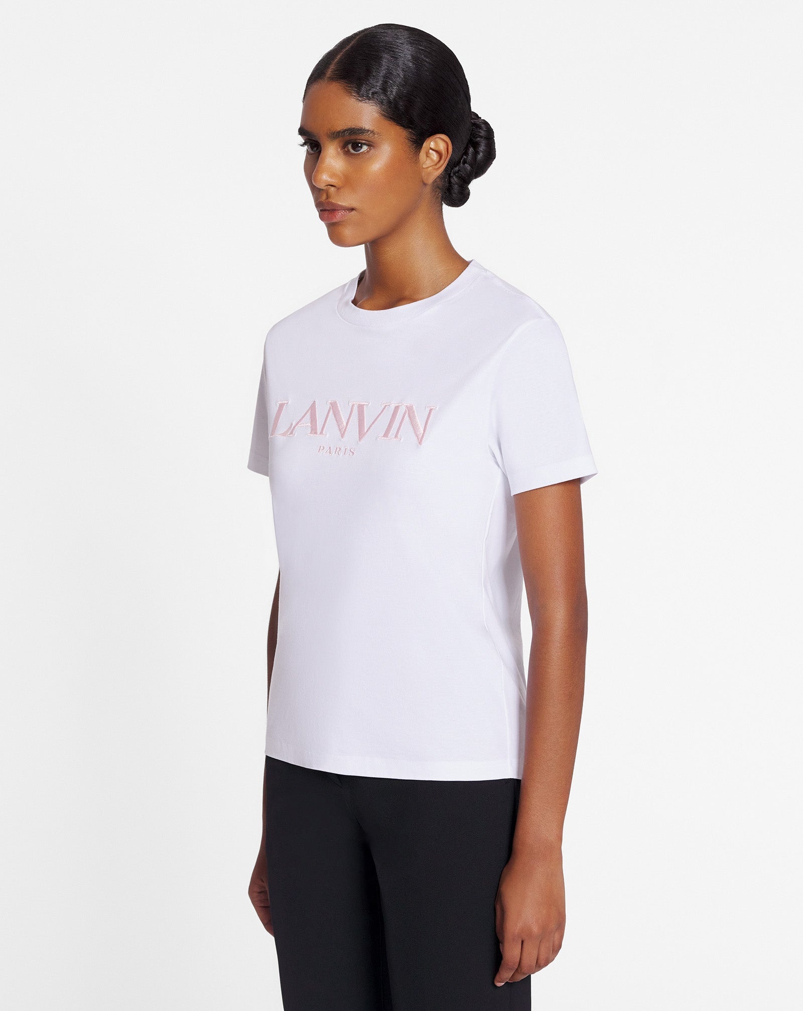 LANVIN EMBROIDERED CLASSIC T-SHIRT - 3