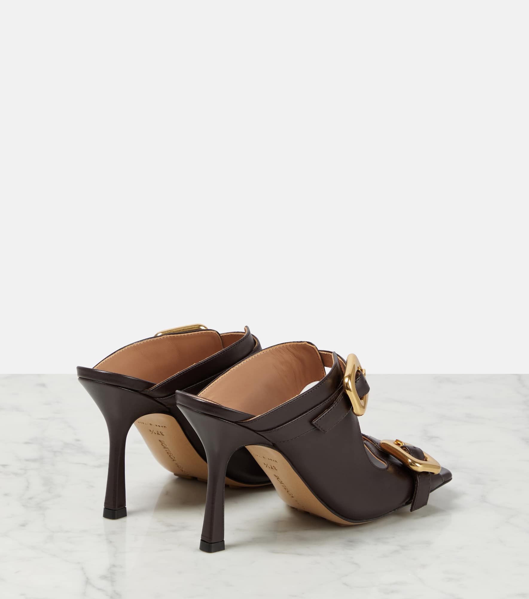 Leather mules - 3