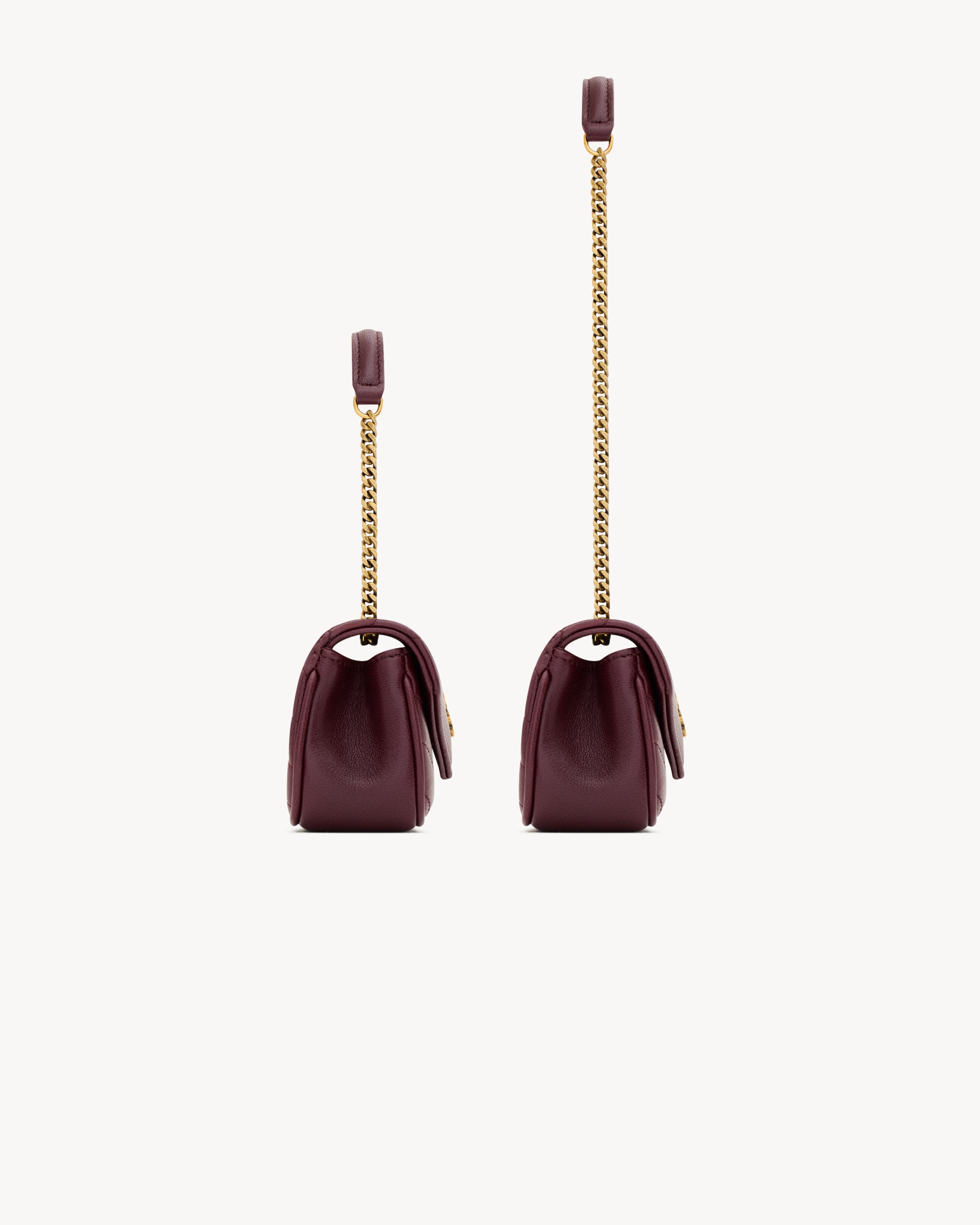 LOULOU MICRO BAG IN LAMBSKIN - 3