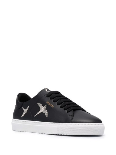 Axel Arigato bird-embroidered lace-up trainers outlook