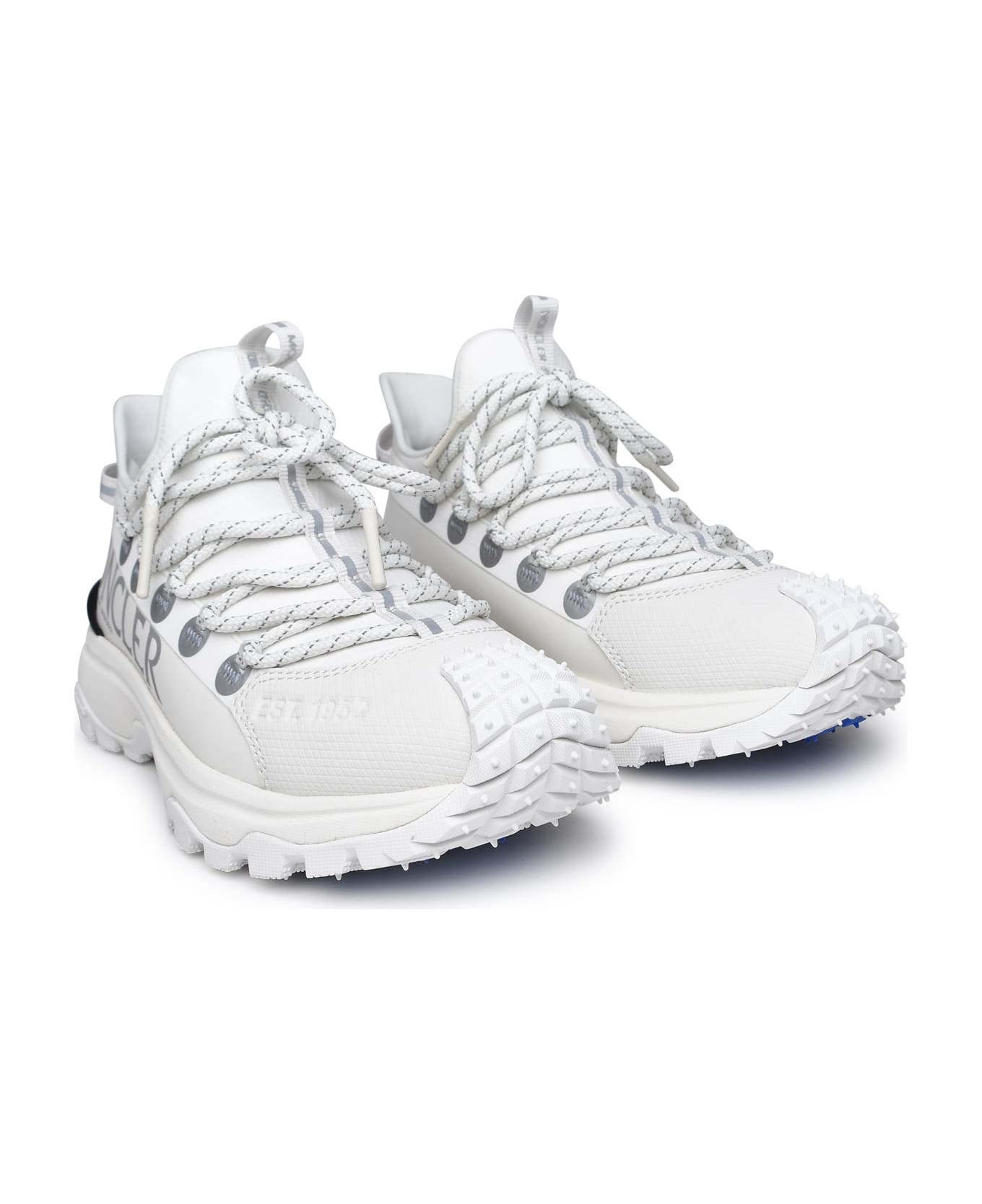 White Polyamide Trail Grip Sneakers - 2