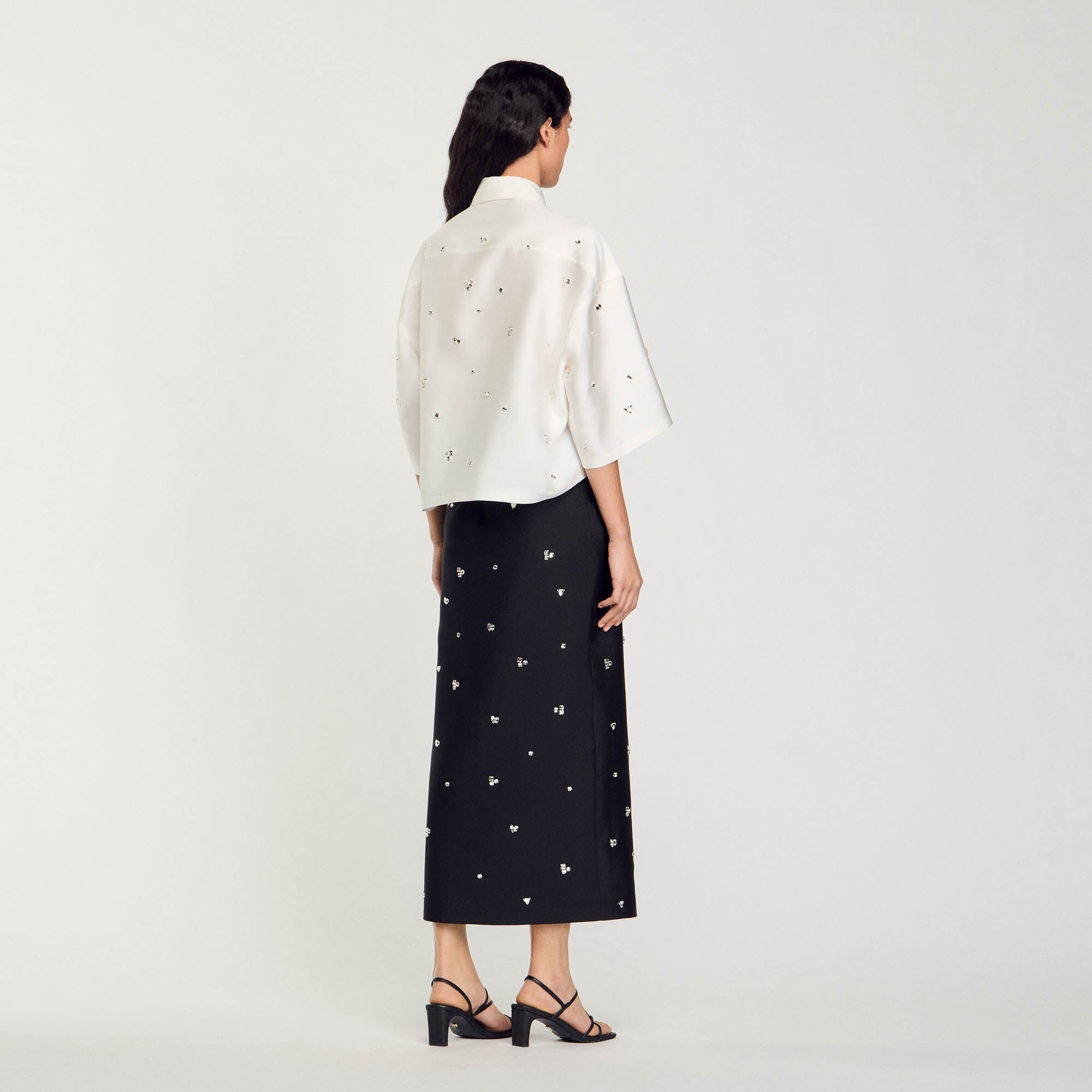 SHIRT EMBELLISHED WITH RHINESTONES - 6
