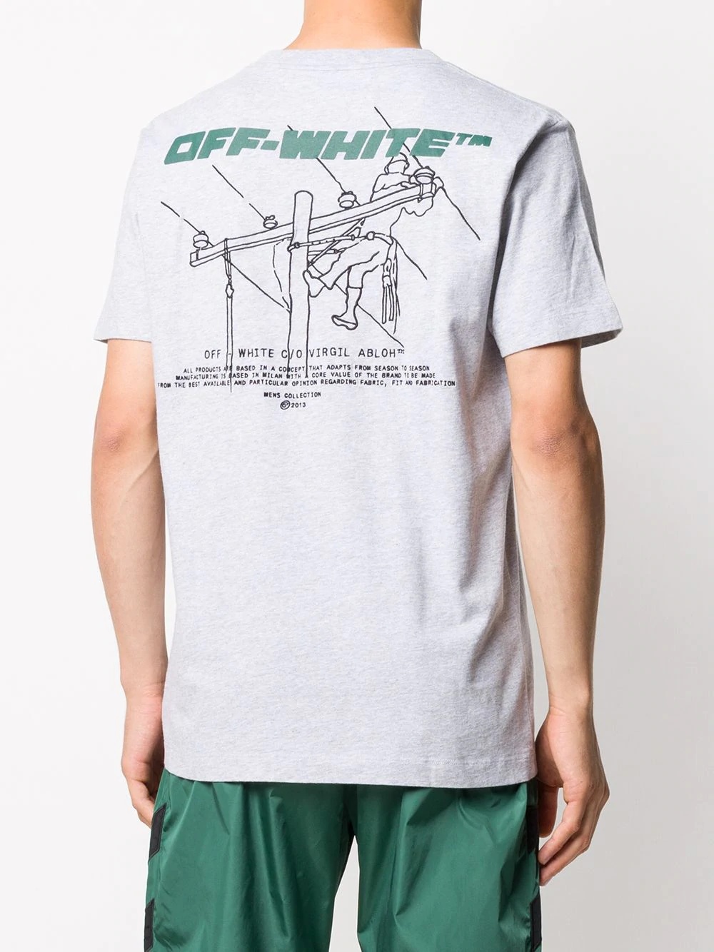 Trellis Worker logo-print T-shirt - 4