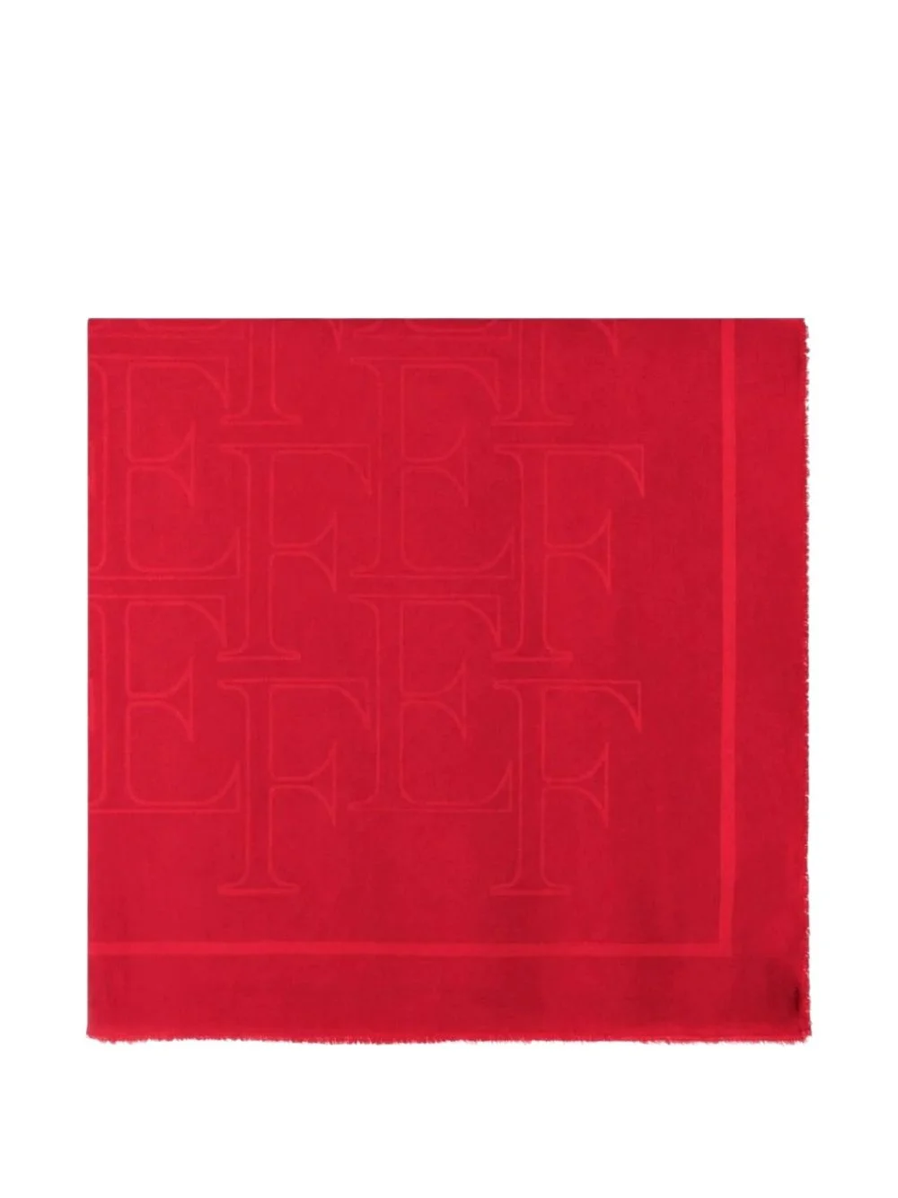 frayed-hem scarf - 1