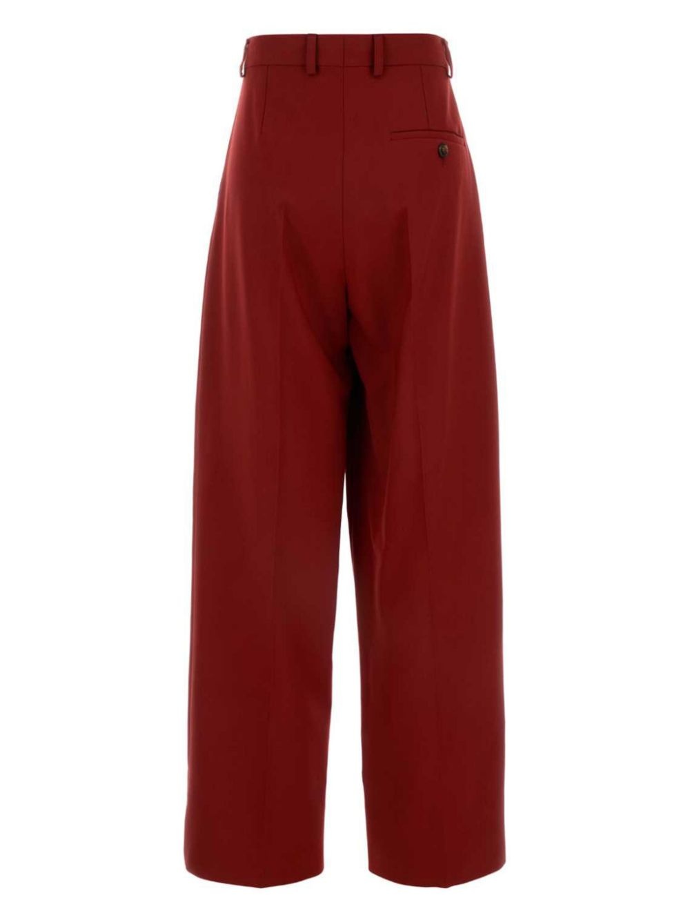 pleated wool palazzo pants - 2