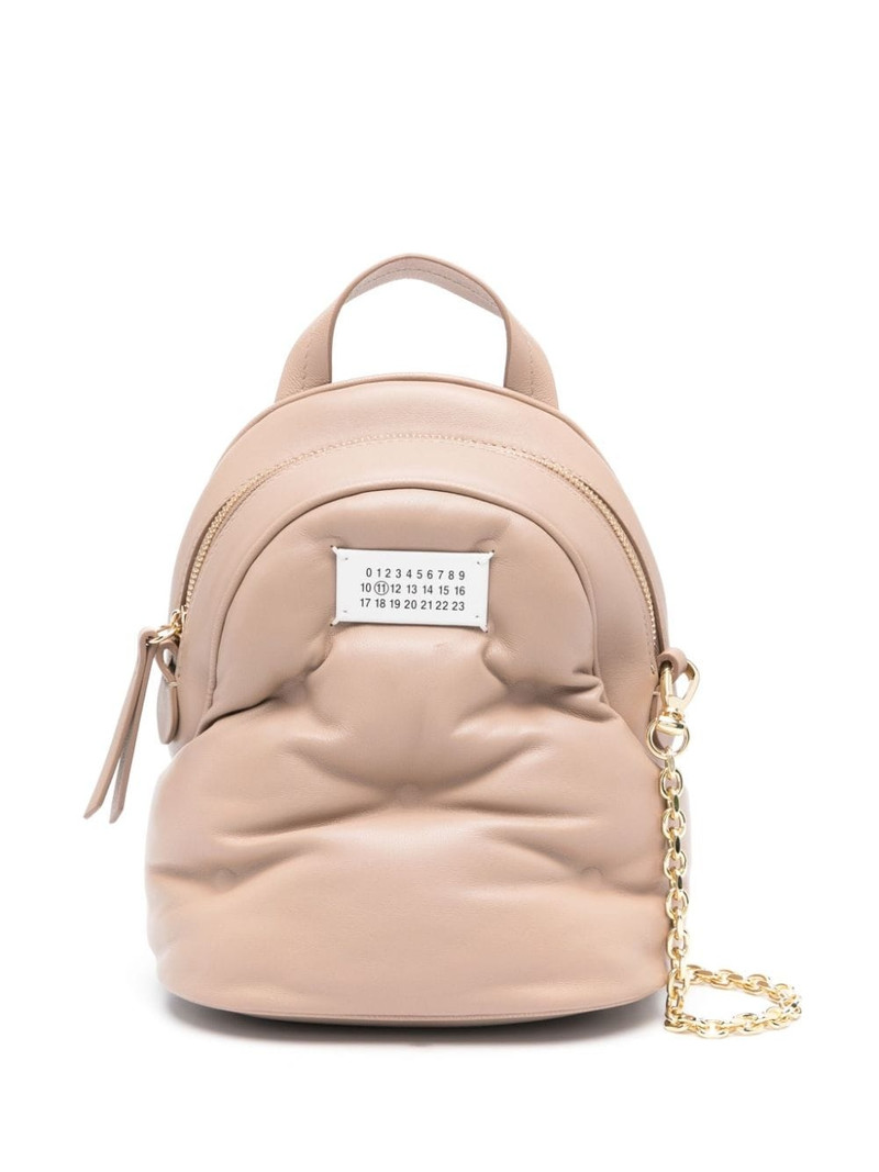 Maison Margiela Glam Slam leather backpack outlook