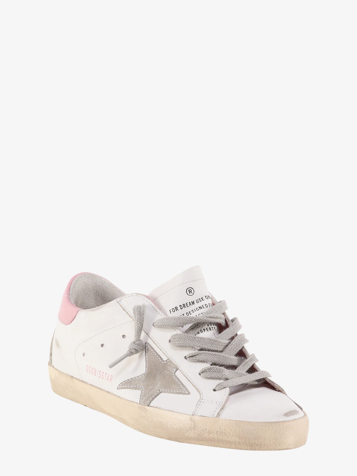 Golden Goose Deluxe Brand Super-Star Used-Effect Leather Sneakers With Suede Profiles - 2