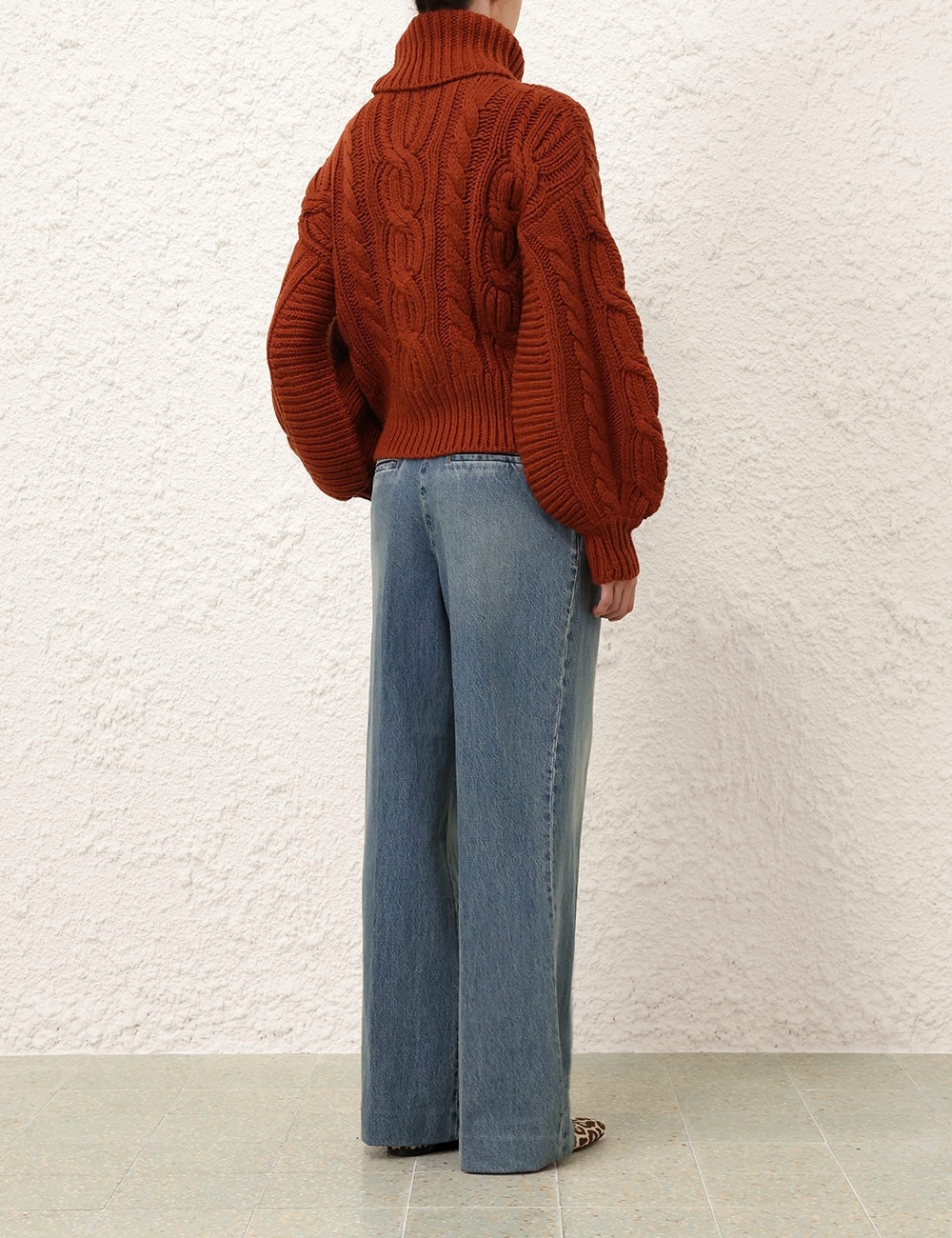 ILLUSTRATION CABLE SWEATER - 4