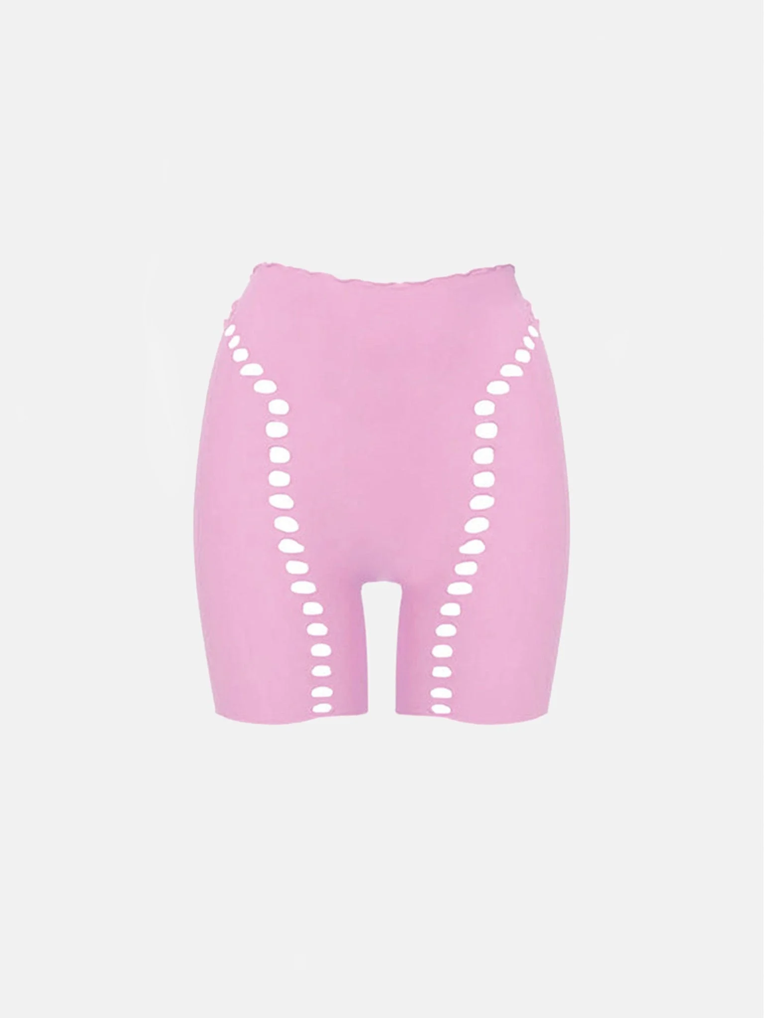 BRIANNA BIKER SHORTS IN SOFT PINK - 1