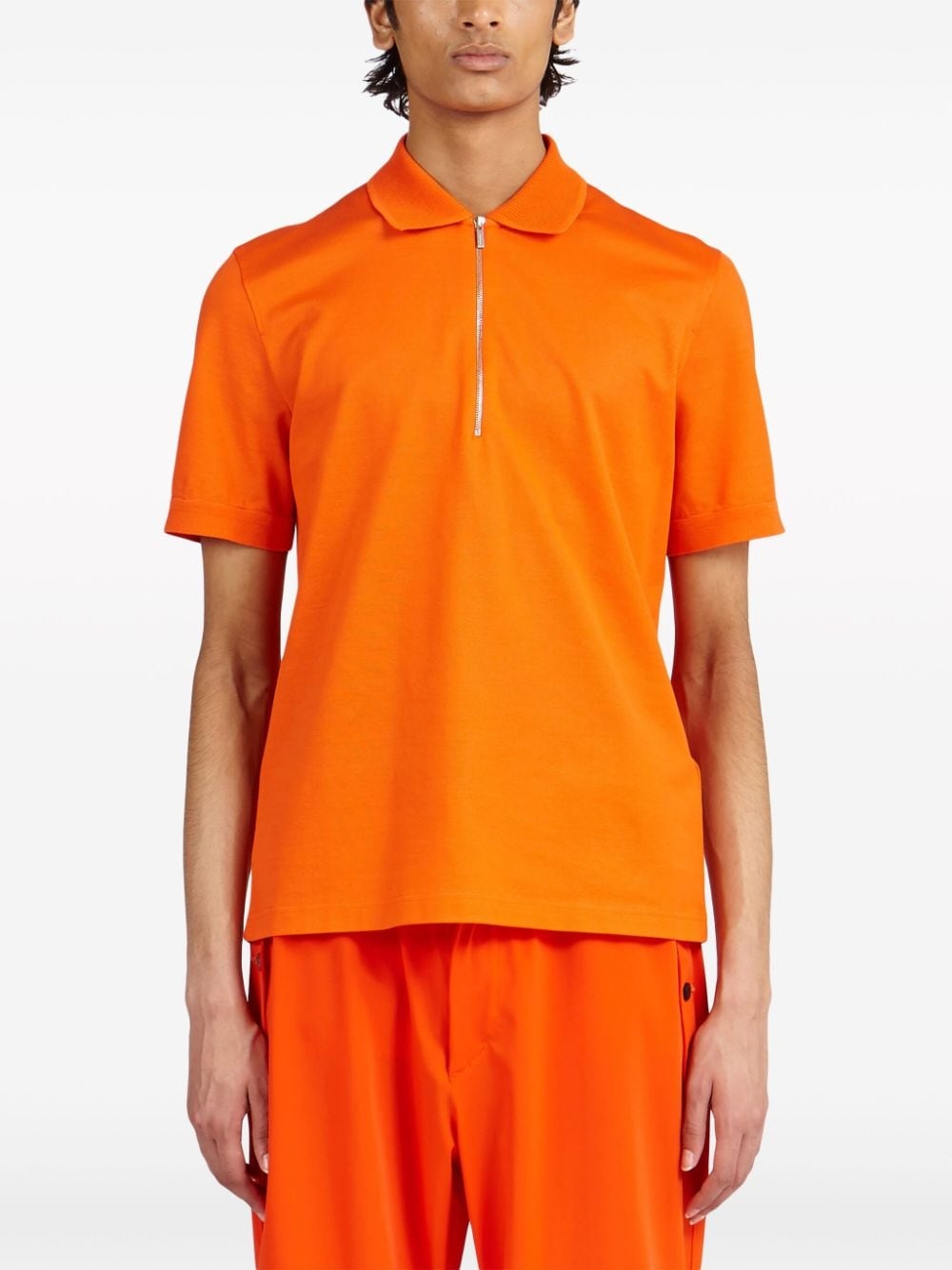 half-zip polo top - 3
